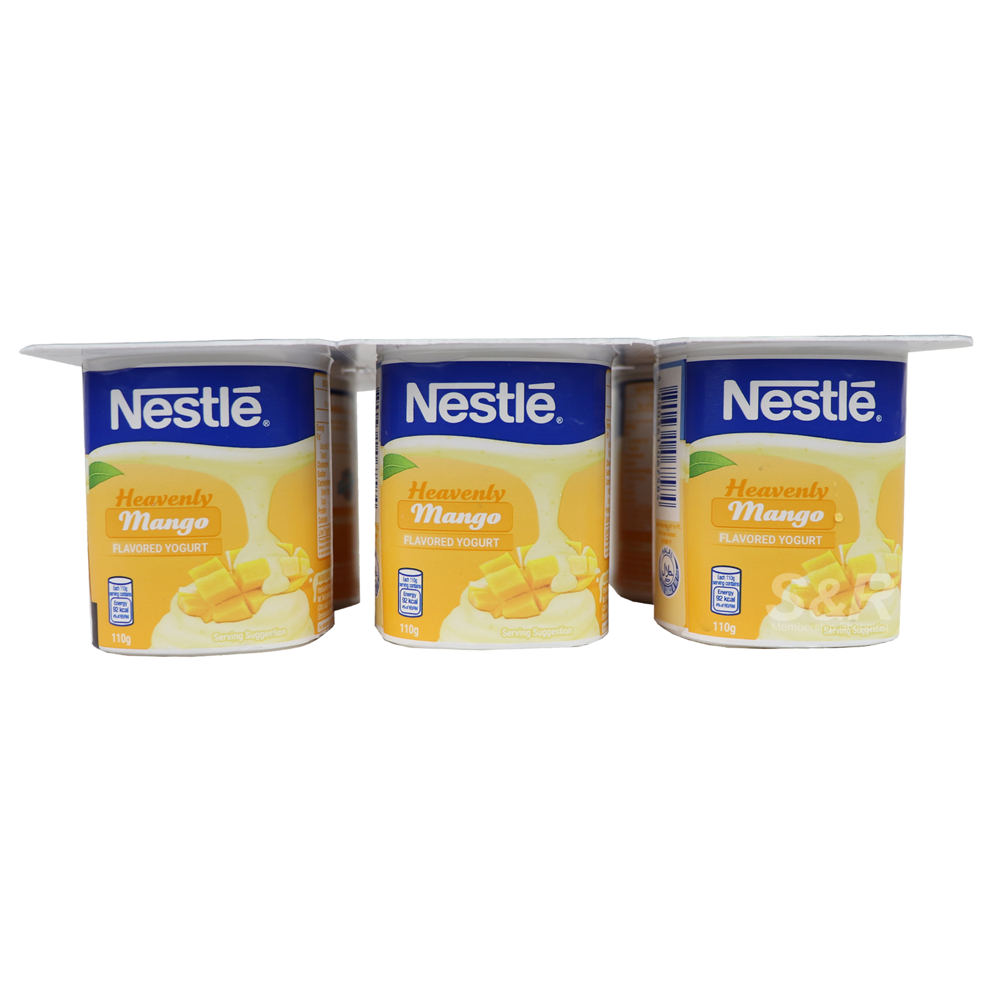 Nestle Heavenly Mango Flavored Yogurt 6x110g Nestle Heavenly Mango Flavored Yogurt 6x110g